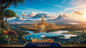 Le pays du Wakanda, pays entourée de forêts et montagnes