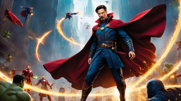 drstrange se tenant au milieu des avengers