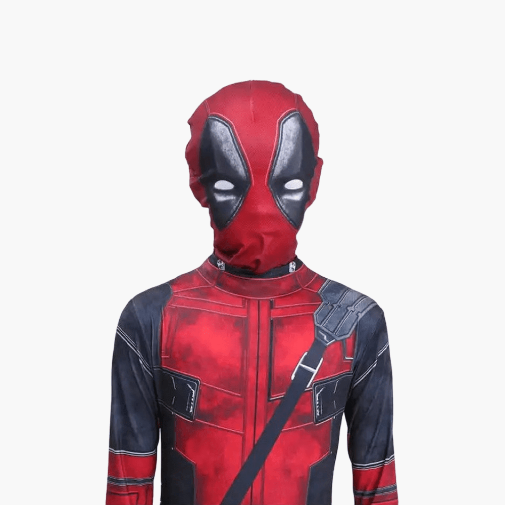 Costume de Deadpool enfant centrée sur le masque