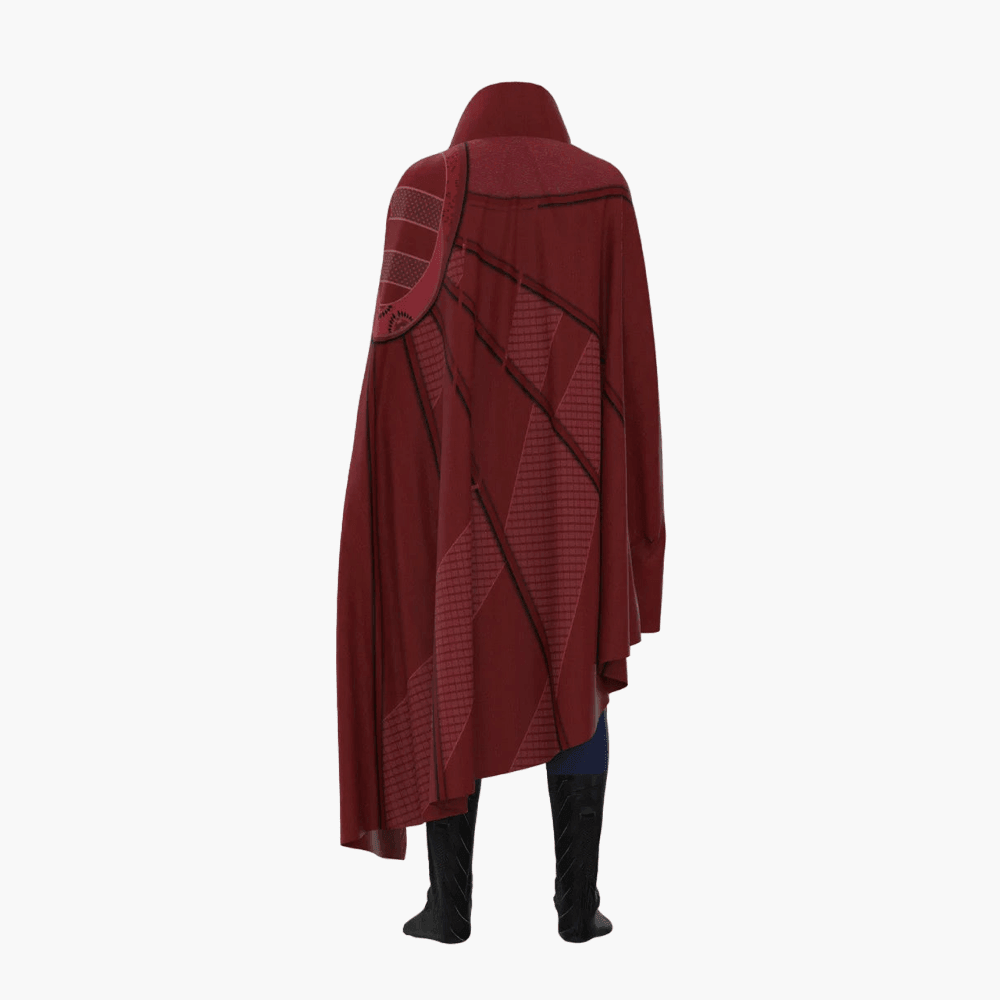 Costume de Dr Strange vu de dos avec sa cape