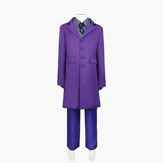 Le costume du Joker pour enfant avec la veste vue de face