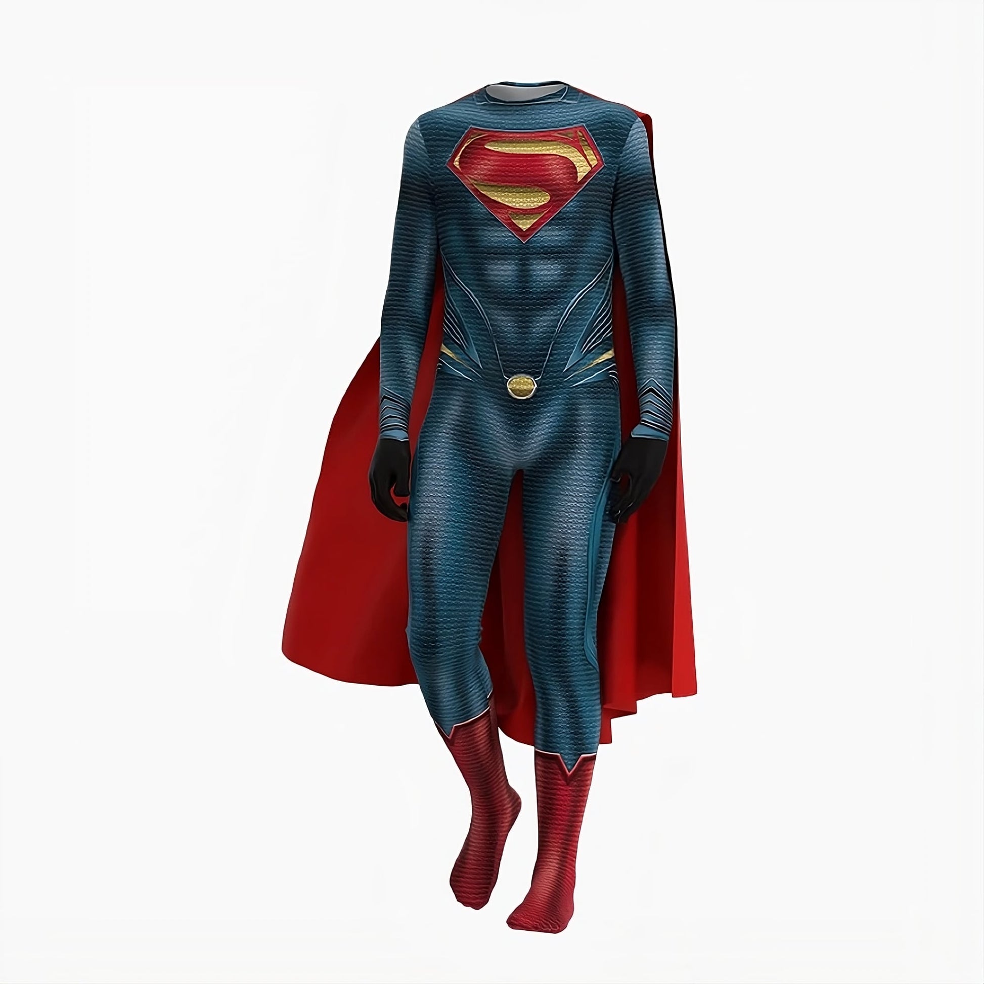 Costume de SuperMan dans le film Man of Steel en vue de face