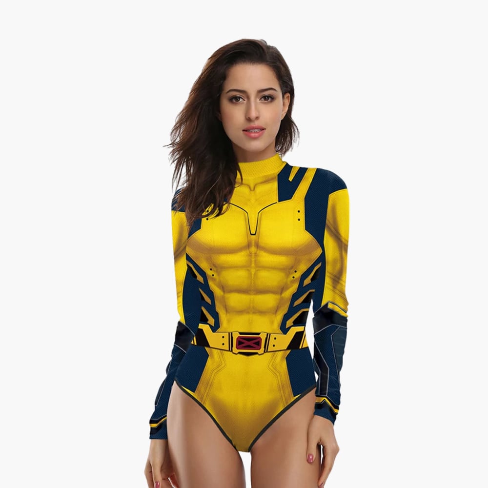 Costume de Wolverin pour femme vue de face